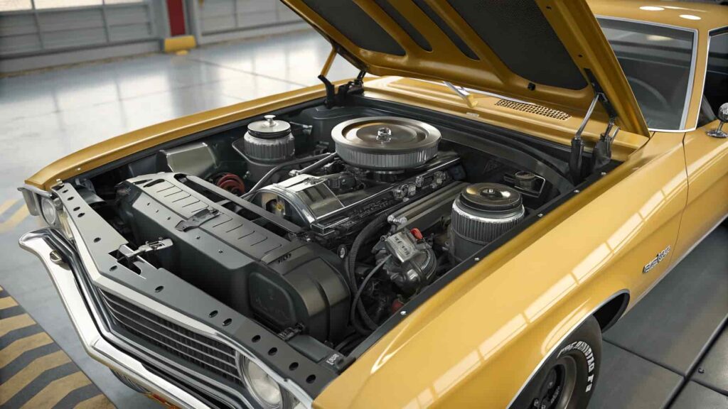 1970 Buick GSX under the hood