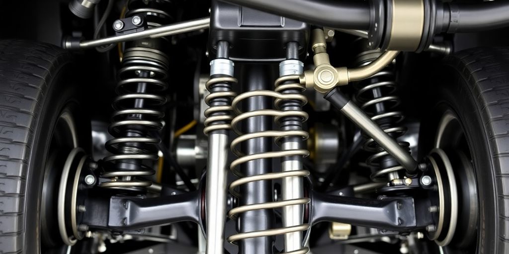 1967 Mustang suspension and steering parts for restoration.